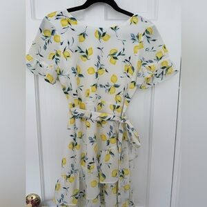 Banana Republic Lemon Print Dress